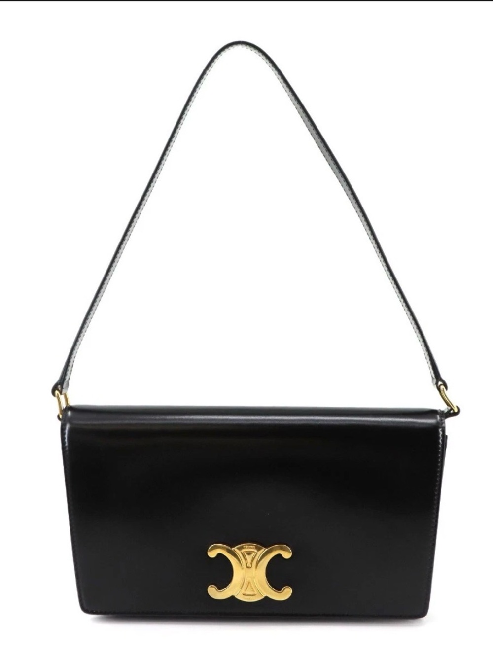CELINE Women's Trapeze Calfskin Leather Shoulder